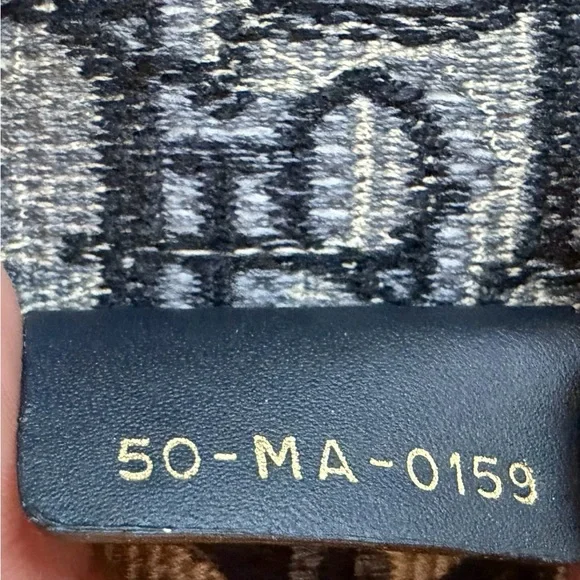 Dior Navy Monogram Tote Bag - Picture 13 of 15